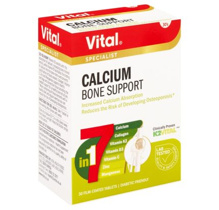 Vital Ultra 7 in 1 Calcium Bone Support Coated Tablets - 30