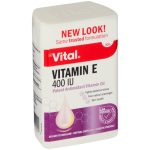 Vital Vitamin E 400 IU Potent Antioxidant Vitamin Oil Softgel Capsules - 30