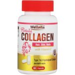 Wellvita Beauty Collagen Hair, Skin, Nails with Vitamin C Capsules - 60