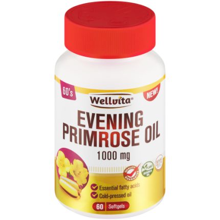 Wellvita Evening Primrose Oil 1000mg Capsules - 60