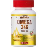 Wellvita Omega 3 & 6 1000mg Multi Omega Complex Softgels - 60