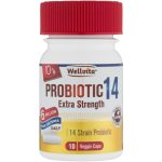 Wellvita Probiotic 14 Strain Extra Strength Veggie Capsules - 10