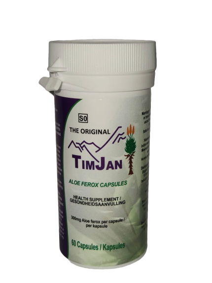 TimJan Aloe Ferox Health Supplement Capsules - 60